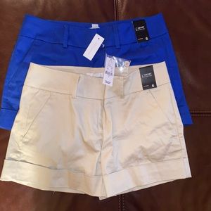 NEW YORK & COMPANY NY&C  SHORTS (2 PAIR) NEW WITH TAGS SIZE 6